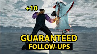 TEKKEN 7 All Guaranteed Followup Moves No Knockdown [upl. by Amsaj382]