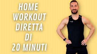 HOME WORKOUT 20 minuti total body [upl. by Ahseenak]