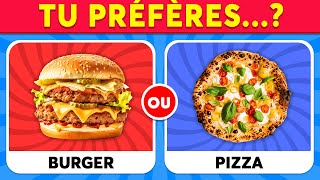 Tu préfères  60 DILEMMES de NOURRITURE 🍔🍕🌭 Robo Quiz [upl. by Eceryt]