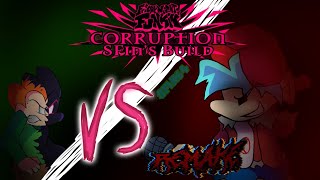 Funkin Corruption SFins Build V5  PICO vs EVIL BF FULL WEEK REMAKE FANMADE [upl. by Seana]