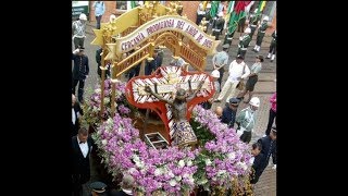 ROGATIVAS AL SEÑOR DE LOS MILAGROS DE BUGA 2018 PROCESIÓN CON LA IMAGEN ORIGINAL [upl. by Sivartal]