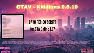 GTAV  Cayo Perico Skip Prep  Insta Finish Script  Kiddions 0910 [upl. by Noyek397]