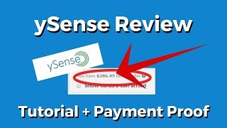 ySense Review Formerly ClixSense  Payment Proof  Tutorial [upl. by Atsylak]