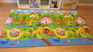 Best NonToxic Play Mats for Baby DWINGULER Large Baby Playmat  Fairy Tail Land [upl. by Cati724]