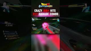 Crazy 100 Hit Combo in SPARKING ZERO  55K Damage  dragonballsparkingzero sparkingzero [upl. by Ihtac]