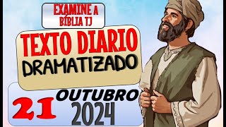 JW TEXTO DIÁRIO DRAMATIZADO 🔵 QUANDO PASSAMOS POR DIFICULDADES ✅ EXAMINE A BIBLIA TJ [upl. by Chi]