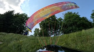 Paragliding mistake  My longest 3 min flight [upl. by Leirbma]