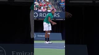 Nick Kyrgios DROPS His Racket But Still Serves An Ace 💥 [upl. by Adiaroz]