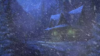 Powerful Snowstorm Ambience with Fierce Wind  White Noise for Sleeping and Relaxing [upl. by Sanborn]