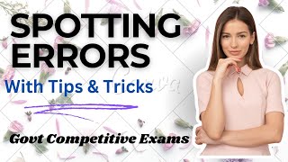 Spotting Errors  Govt Contractual Job Preparation  English  Convolution Educare  PKD amp KC [upl. by Adnam252]