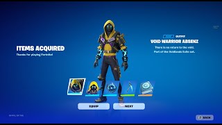 I made Combos for the NEW Void Warrior Absenz Skin Fortnite CLEAN [upl. by Sehguh]