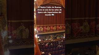 🇦🇷 TEATRO COLÓN de BUENOS AIRES es el Mejor Teatro de ARGENTINA y del Mundo [upl. by Lisette]