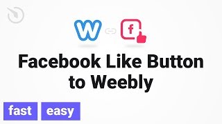 How to add Facebook Like Button to Weebly in 1 minutes [upl. by Razatlab]