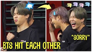 BTS Hitting Each Other Funny Moments [upl. by Emirak]