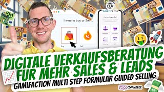 Digitale Verkaufsberatung für mehr Sales amp Leads 🤑 Gamifaction Multi Step Formular Guided Selling 📈 [upl. by Rickey]