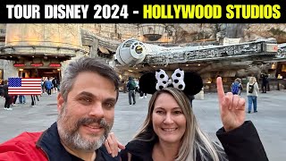 TOUR na DISNEY no MÊS de JANEIRO 2024 LOTAÇÃO CLIMA e ATRAÇÕES no HOLLYWOOD STUDIOS [upl. by Casimire]