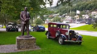 1933 Rockne Studebaker in the Knute Rockne park in Voss Norway [upl. by Atiuqes]