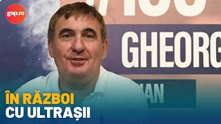 Răspunsul lui Hagi după protestul suporterilor „Avem 160 de angajați pe care trebuie să îi plătim” [upl. by Munafo102]