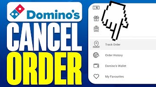 How To Cancel Order On Dominos App 2024 [upl. by Jonati]