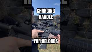 CHARGING HANDLE FOR RELOADS tactical shooting ar15 ak47 rifle guns shorts [upl. by Aenotna]