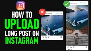 How Upload Instagram Long Post with PC and Smartphone tutorial longpost instagram [upl. by Ahtiek]