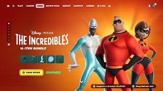 NEW THE INCREDIBLES ARE NOW IN FORTNITE Fortnite Item Shop September 27th 2024 [upl. by Airdnat]