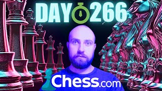 Can I Reach 2000 Elo on Chesscom in 1 Year Day 266 [upl. by Aihsem]