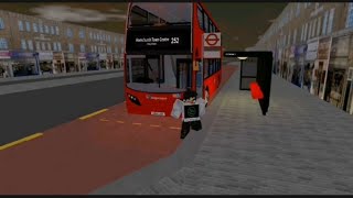 Route Visual  252  Colliers Wood  Hornchurch  Roblox East London Bus Simulator [upl. by Eunice]