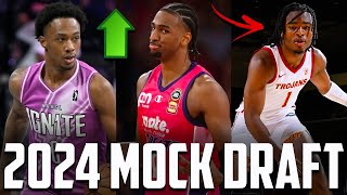 OFFICIAL 2024 NBA Mock Draft Season Opener Edition [upl. by Ylremik]