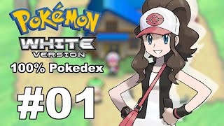 Pokemon White 100 Pokedex Walkthrough  Part 01 A Fresh Start [upl. by Barbaresi]