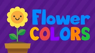 Colors for kids  Learn Colors with cute flower characters  LOTTY LEARNS [upl. by Felizio522]