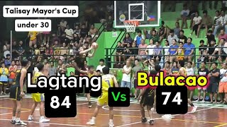 Lagtang 84 vs Bulacao 74  Talisay Mayors Cup under30 [upl. by Mascia]