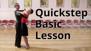 Quickstep Basic Lesson  Ballroom Dance [upl. by Madonia]