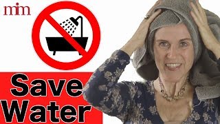 How to Wash Your Hair With Just 1 GALLON of Water  Wash Hair With Less Water  Morrocco Method [upl. by Oinotnanauj721]