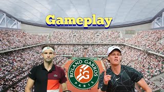 G Dimitrov vs J Sinner RG 24 QF  AO Tennis 2 Gameplay aotennis2 AO2 [upl. by Irual]