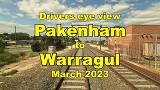 Drivers eye view Pakenham to Warragul [upl. by Airelav]