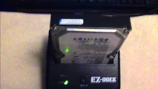 Another Broken Seagate st3500320as 500gb Sata Hard Drive Tested and not working EZDock USB [upl. by Ikila802]