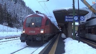 Arrivi e partenze a Brennero  Ankünfte und Abfahrten nach Brenner [upl. by Ranee71]