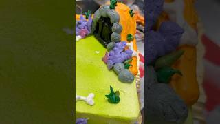 Dinosaur cake cakedecorating cake delicious [upl. by Cida]