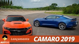 Chevrolet Camaro 2019 no Brasil Modelo recebe câmbio de 10 marchas do Mustang [upl. by Eiddal]