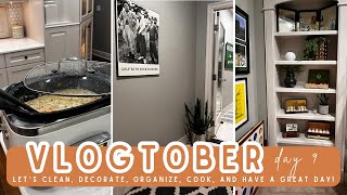 VLOGTOBER 2024  COZY FALL  EASY FALL DECOR  EASY FALL RECIPES  HOLIDAY PLANNING  AUTUMN [upl. by Franciscka]