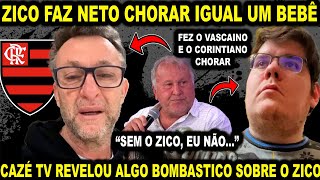 ZICO FEZ O NETO E O CAZE TV quotCHORARquot IGUAL UM BEBÊ AO VIVO quotSEM O ZICO EU NÃOquot [upl. by Myrilla365]