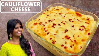 Cauliflower Cheese  Baked Cauliflower  Cauliflower recipes  Abithas Kitchen  Bake  White Sauce [upl. by Bobbe874]