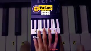 Tadow  Masego Easy Piano Tutorial tiktok viral shorts [upl. by Earej]