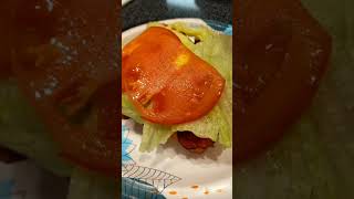 Making BLT Sandwich  Bacon Lettuce Tomato Sandwich [upl. by Gridley]