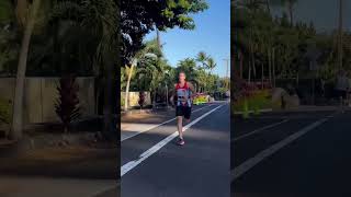 The race before the race😅The HOKA Kona Town Fun Run was definitely fun🤪IRONMANtri HOKA [upl. by Rab]