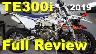 2019 Husqvarna TE300i Full Review [upl. by Manolo]