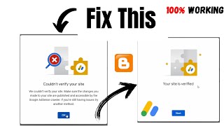 Couldnt Verify Your Site Google Adsense Blogger  blogger adsense error [upl. by Naujuj]