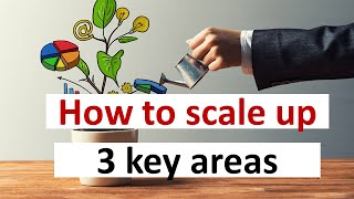 How to scale up the business – 3 areas you have to pay attention to [upl. by Aihtnys]