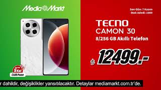 Rengarenk Şahane Kasım Başladı TECNO Camon 30 Akıllı Telefon 12499TL [upl. by Vogeley]